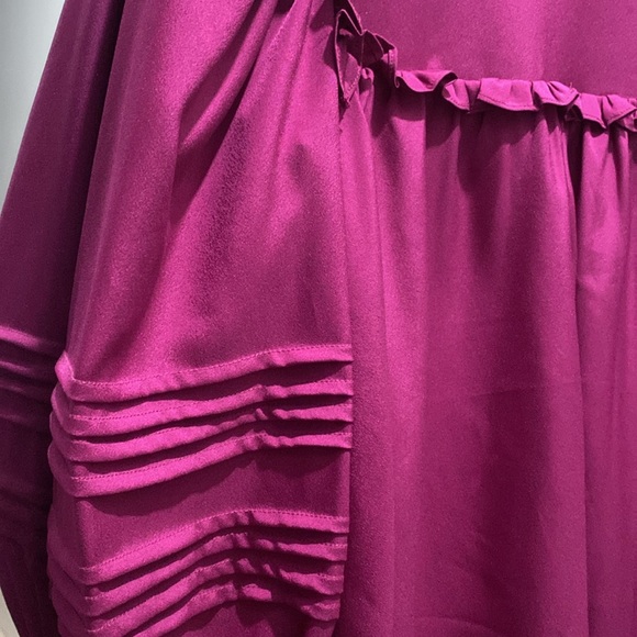 English Factory Puff Ruffle Blouse - Picture 3 of 5